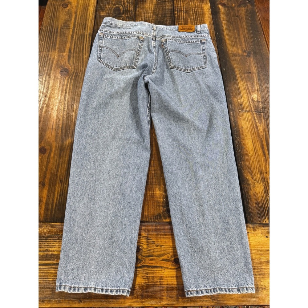 Vintage Levi's 540 Jeans Mens 40x30 Relaxed Fit Light Wash Orange Tab Mexico - Picture 3 of 8